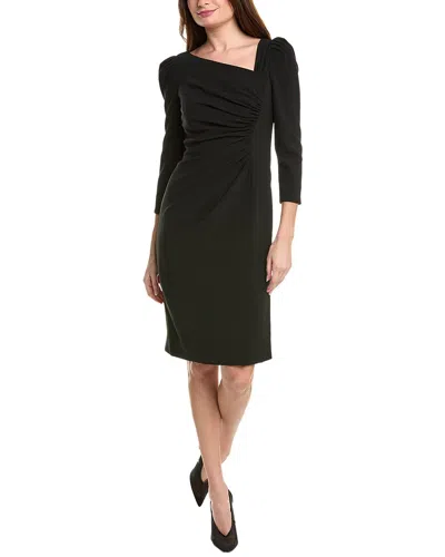 TERI JON SHIRRED SHEATH DRESS