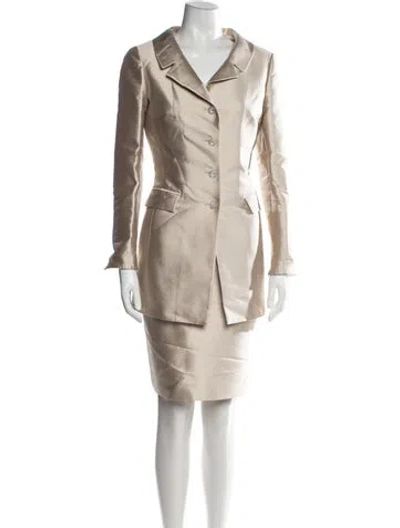 Pre-owned Teri Jon Silk Dress Set