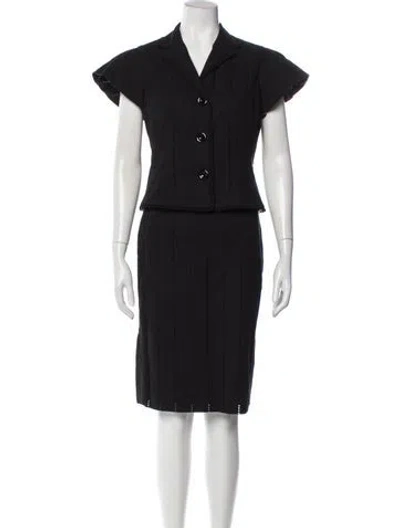 Pre-owned Teri Jon Skirt Set W/ Tags In Black