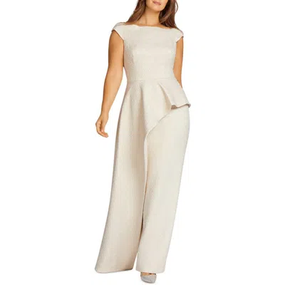 Teri Jon Womens Metallic Prom Evening Dress In Gray