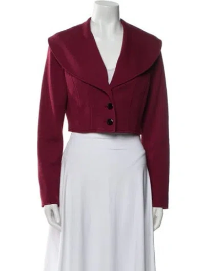 Pre-owned Teri Jon Wool Evening Jacket In Multi