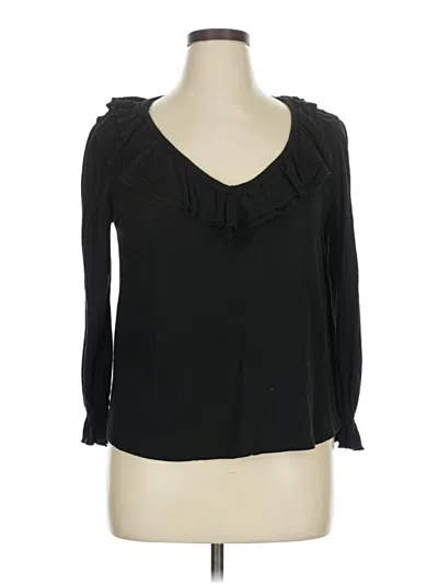 Pre-owned Terra & Sky 3/4 Sleeve T-shirt In Black