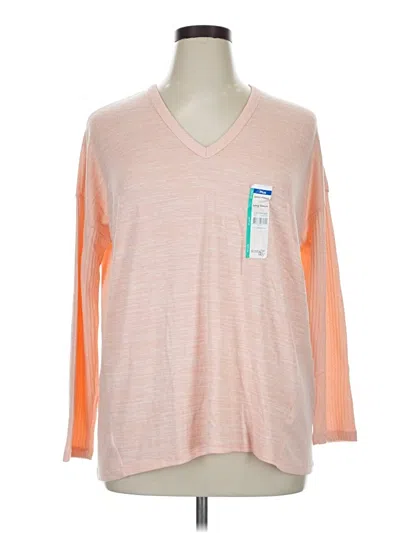 Pre-owned Terra & Sky 3/4 Sleeve T-shirt In Orange
