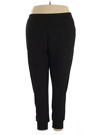 Pre-owned Terra & Sky Active Pants In Black