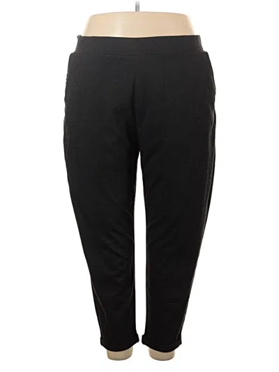 Pre-owned Terra & Sky Active Pants In Black