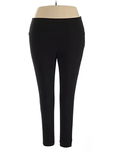 Pre-owned Terra & Sky Active Pants In Black