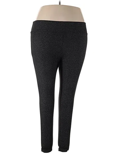 Pre-owned Terra & Sky Active Pants In Black