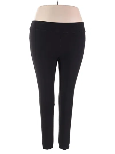 Pre-owned Terra & Sky Active Pants In Black