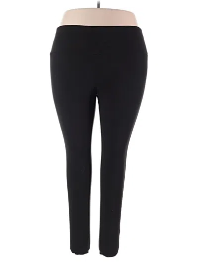 Pre-owned Terra & Sky Active Pants In Black