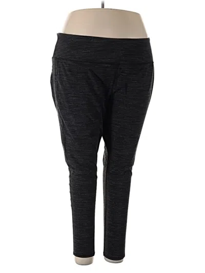 Pre-owned Terra & Sky Active Pants In Black