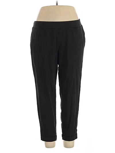 Pre-owned Terra & Sky Active Pants In Black