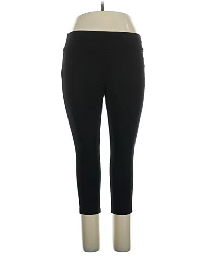 Pre-owned Terra & Sky Active Pants In Black