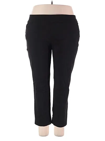Pre-owned Terra & Sky Active Pants In Black