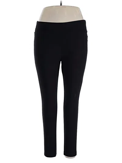 Pre-owned Terra & Sky Active Pants In Black