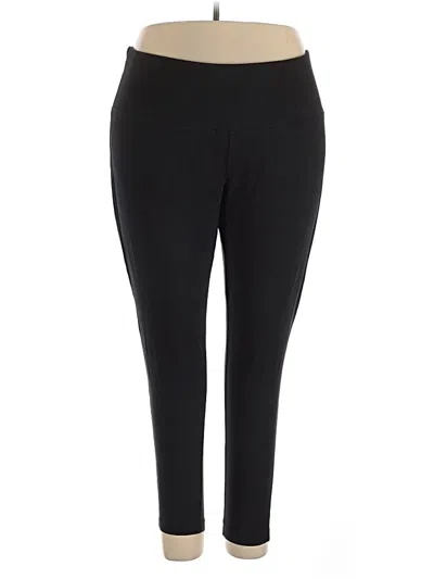 Pre-owned Terra & Sky Active Pants In Black