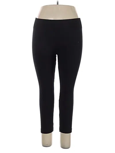 Pre-owned Terra & Sky Active Pants In Black