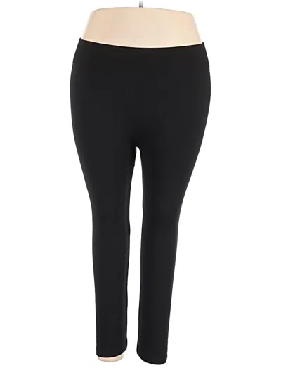 Pre-owned Terra & Sky Active Pants In Black