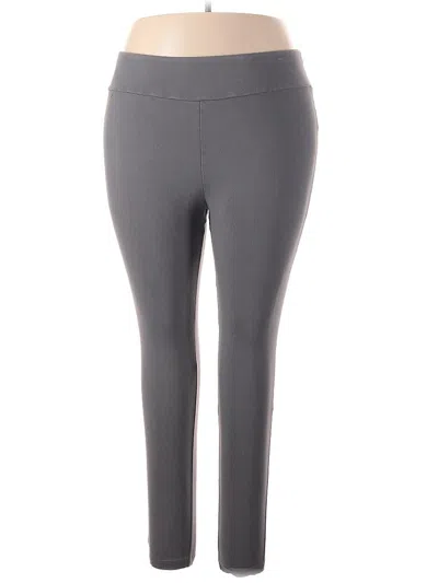 Pre-owned Terra & Sky Active Pants In Gray