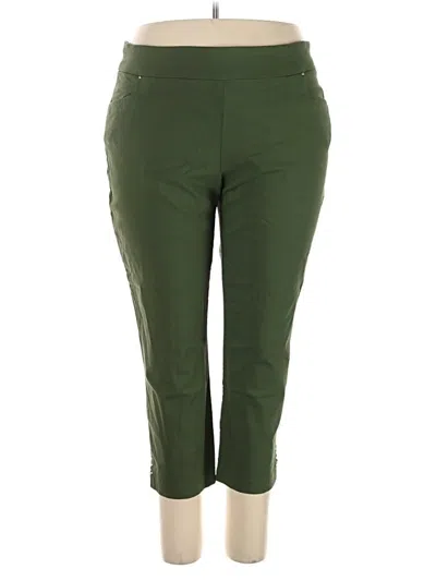 Pre-owned Terra & Sky Active Pants In Green