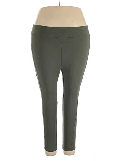 Pre-owned Terra & Sky Active Pants In Green
