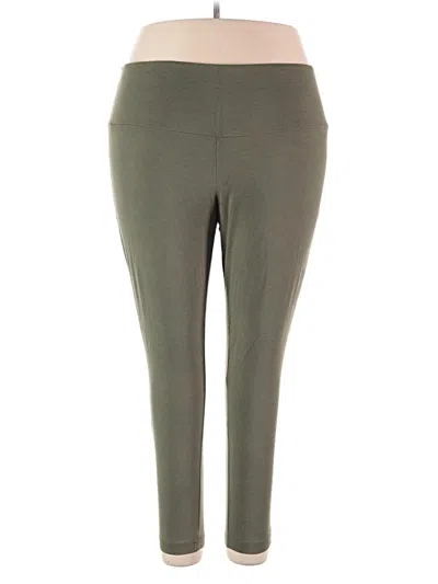 Pre-owned Terra & Sky Active Pants In Green
