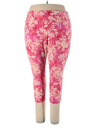 Pre-owned Terra & Sky Active Pants In Pink