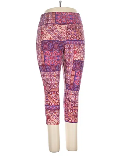 Pre-owned Terra & Sky Active Pants In Purple
