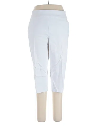 Pre-owned Terra & Sky Active Pants In White
