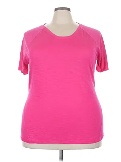 Pre-owned Terra & Sky Active T-shirt In Pink