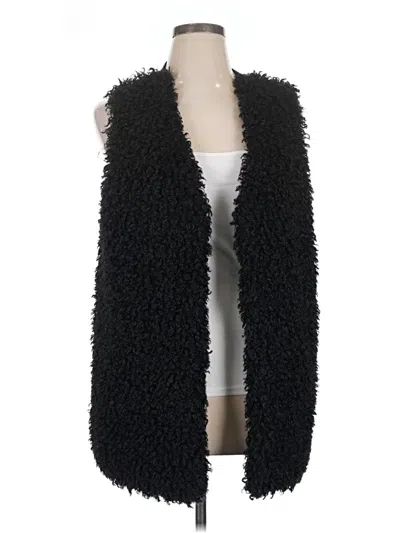 Pre-owned Terra & Sky Cardigan Sweater In Black