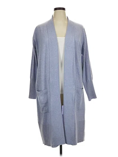 Pre-owned Terra & Sky Cardigan Sweater In Blue