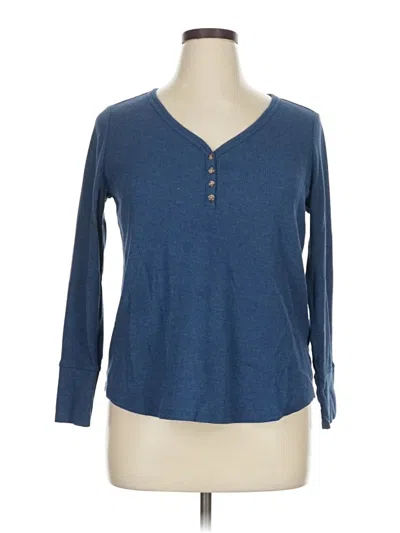 Pre-owned Terra & Sky Cardigan Sweater In Blue