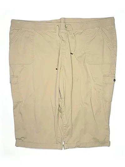 Pre-owned Terra & Sky Cargo Shorts In Brown