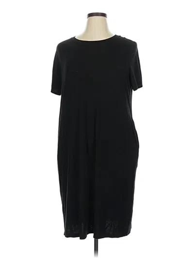 Pre-owned Terra & Sky Casual Dress In Black