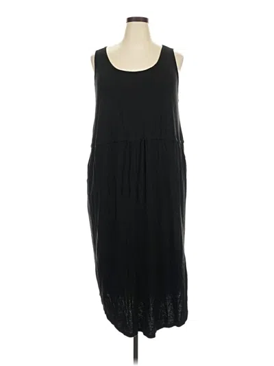 Pre-owned Terra & Sky Casual Dress In Black