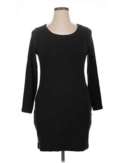 Pre-owned Terra & Sky Casual Dress In Black