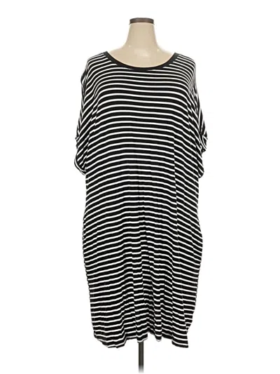 Pre-owned Terra & Sky Casual Dress In Black