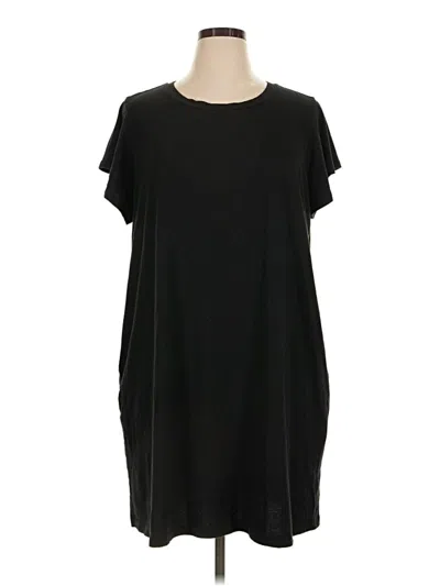 Pre-owned Terra & Sky Casual Dress In Black