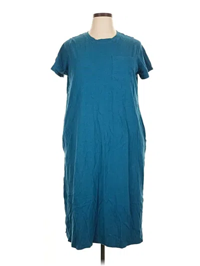 Pre-owned Terra & Sky Casual Dress In Blue
