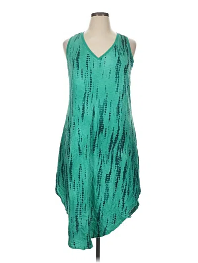 Pre-owned Terra & Sky Casual Dress In Blue