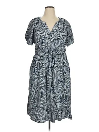 Pre-owned Terra & Sky Casual Dress In Blue