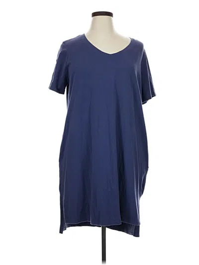 Pre-owned Terra & Sky Casual Dress In Blue