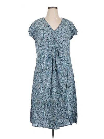 Pre-owned Terra & Sky Casual Dress In Blue