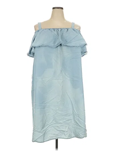 Pre-owned Terra & Sky Casual Dress In Blue