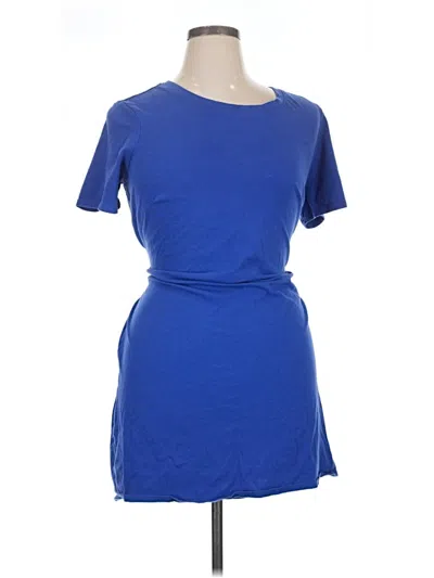 Pre-owned Terra & Sky Casual Dress In Blue