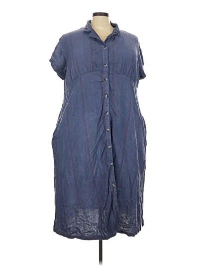 Pre-owned Terra & Sky Casual Dress In Blue