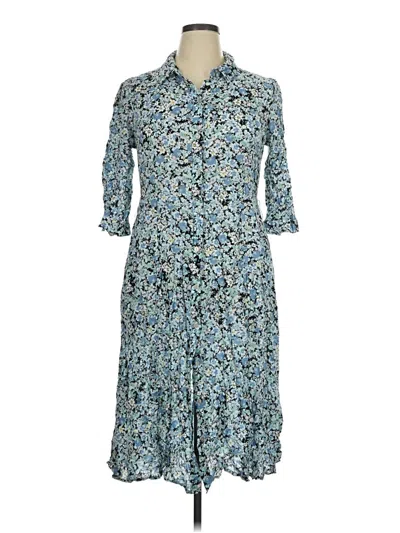 Pre-owned Terra & Sky Casual Dress In Blue