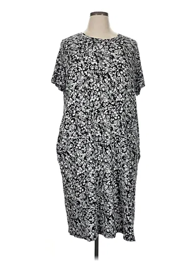 Pre-owned Terra & Sky Casual Dress In Gray
