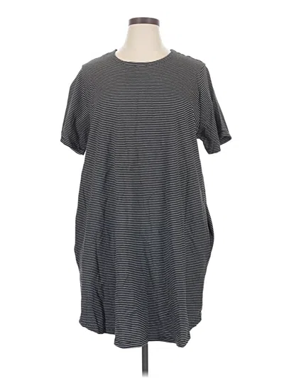 Pre-owned Terra & Sky Casual Dress In Gray