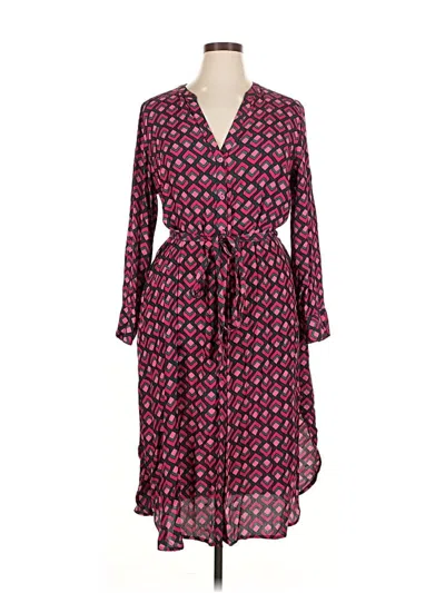 Pre-owned Terra & Sky Casual Dress In Green